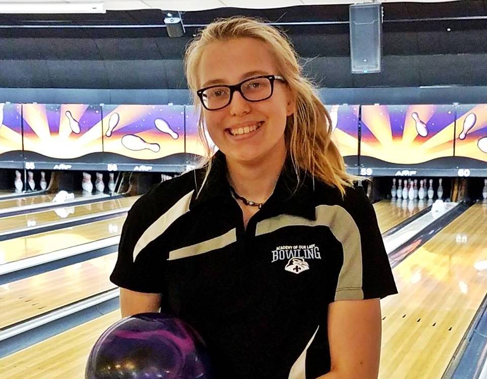 AOL's Burkart doubles up with state girls bowling singles title ...