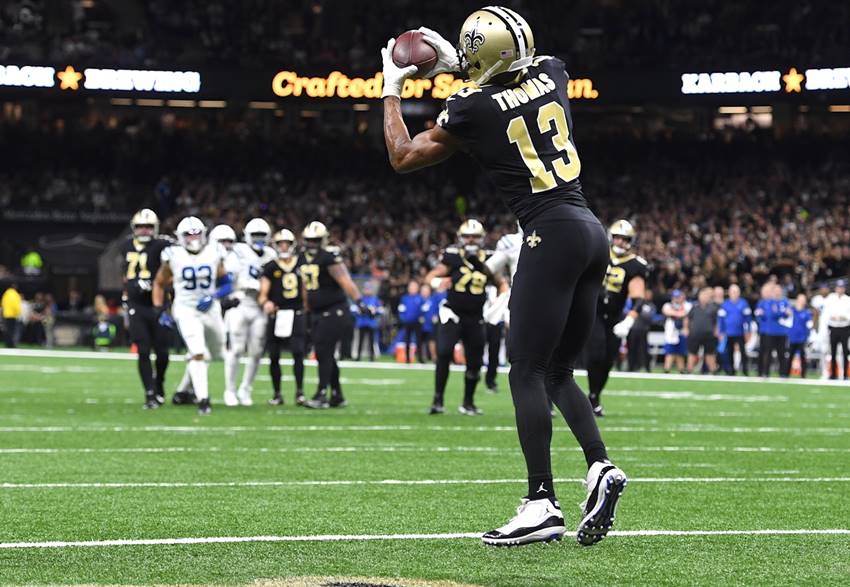 Saints' Michael Thomas, Marquez Callaway out for Sunday's game against the  Bears