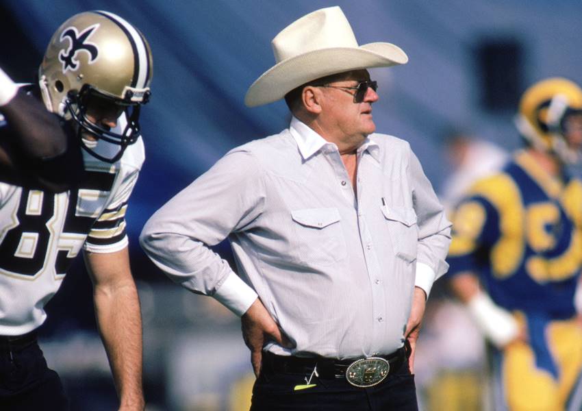 New Orleans Saints Coaching History—Bum Phillips (1981-1985) – Crescent  City Sports