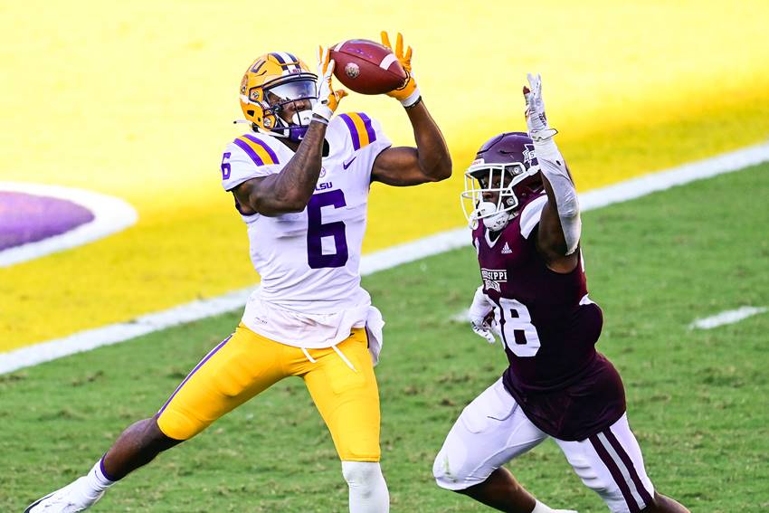 LSU star Terrace Marshall Jr. shows growth as receiver, leader – Crescent  City Sports