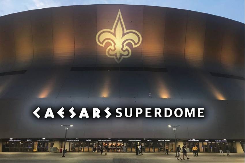 Iconic New Orleans stadium rebranded as Caesars Superdome – Crescent City  Sports