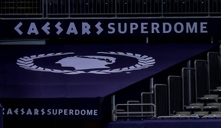 Caesars Superdome signage