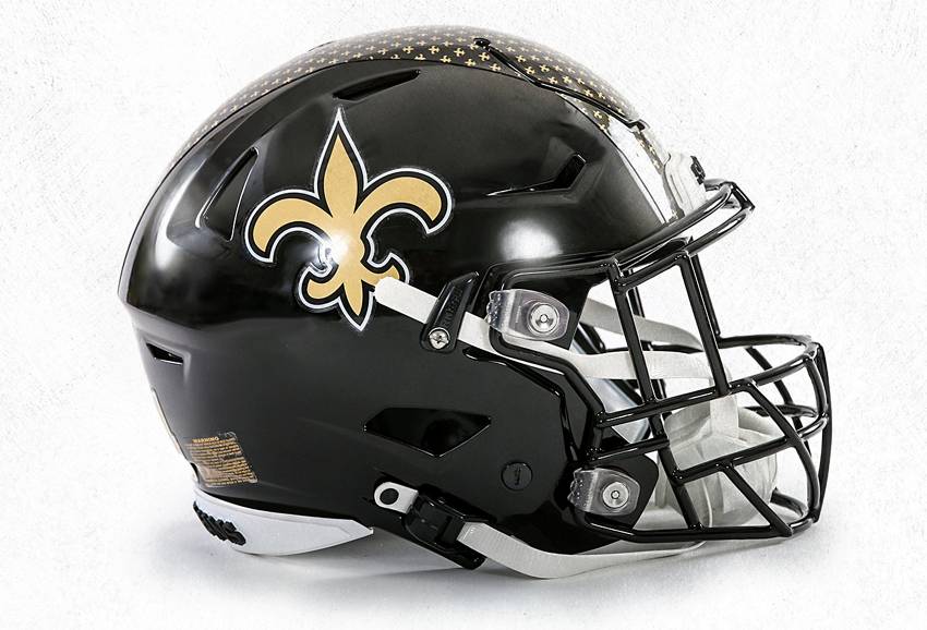 Saints 2022 black helmets