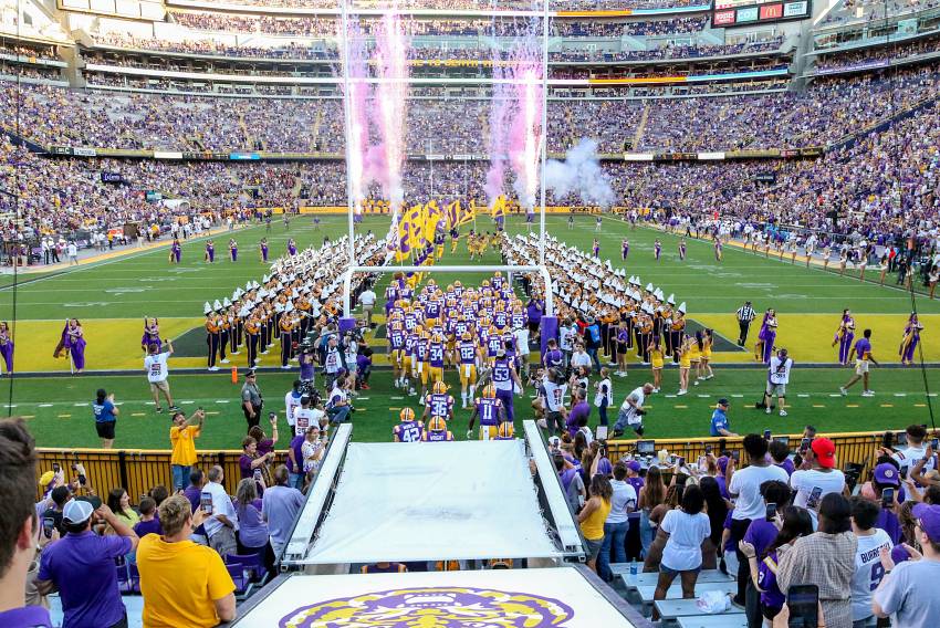 Times, networks announced for LSU football games vs. Grambling, at