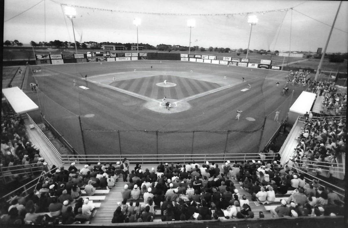 Zephyrs vs. Buffalo in Privateer Park - First pitch of home season in 1993