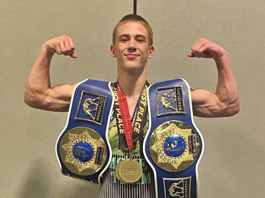 Brother Martin wrestler Richie Clementi enjoys triple crown performance at Spartan Nationals