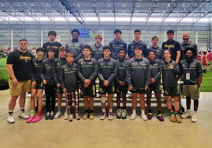 Team Louisiana area wrestlers finish strong at Cadet National Duals